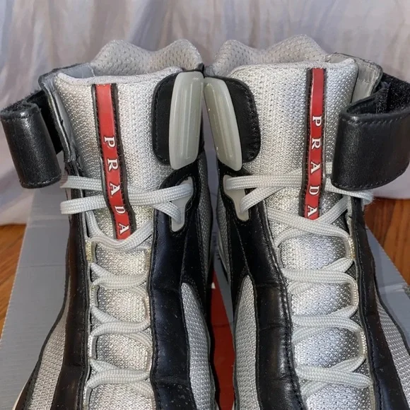 100% Authentic Prada high top sneakers - Picture 7 of 9